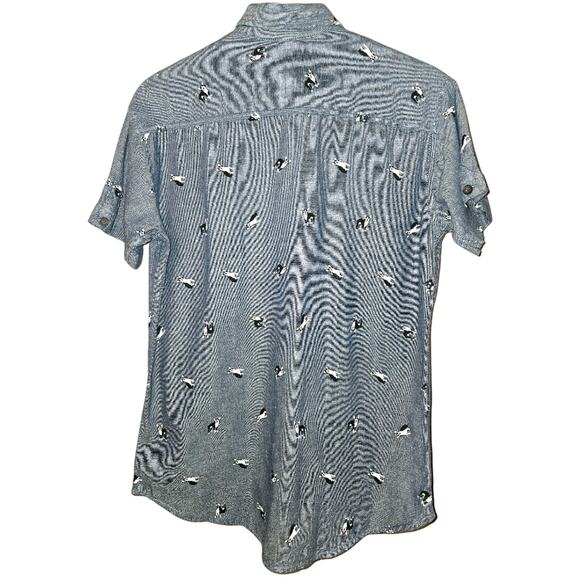 Raw Yarn Industries Button-Down Shirt - Slim Fit, Small 0017 - Picture 3 of 11